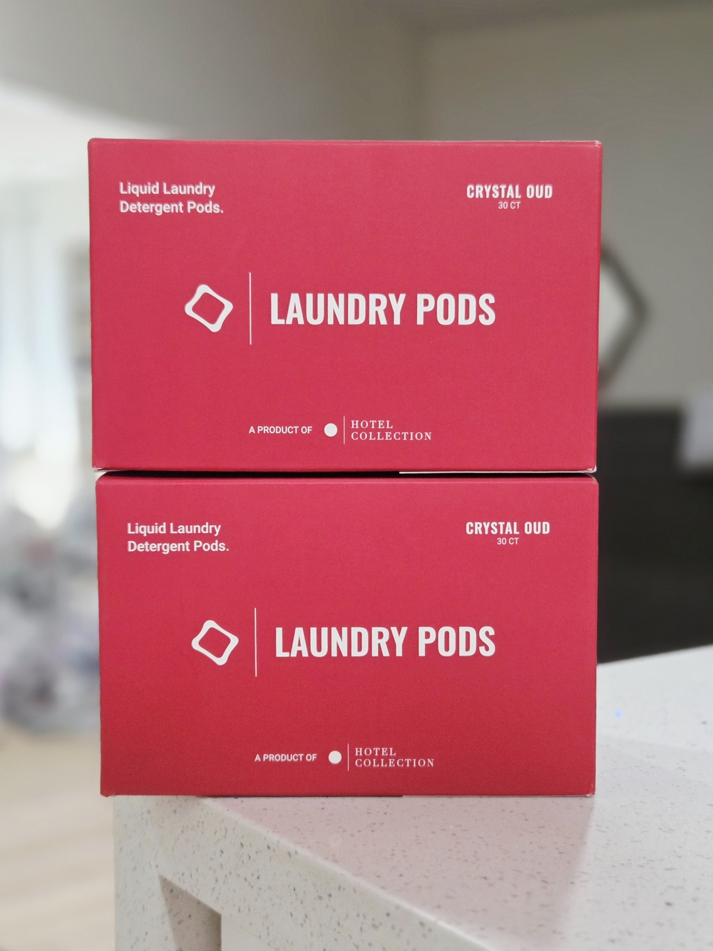 Hotel Collection Laundry Pods - Red Packaging